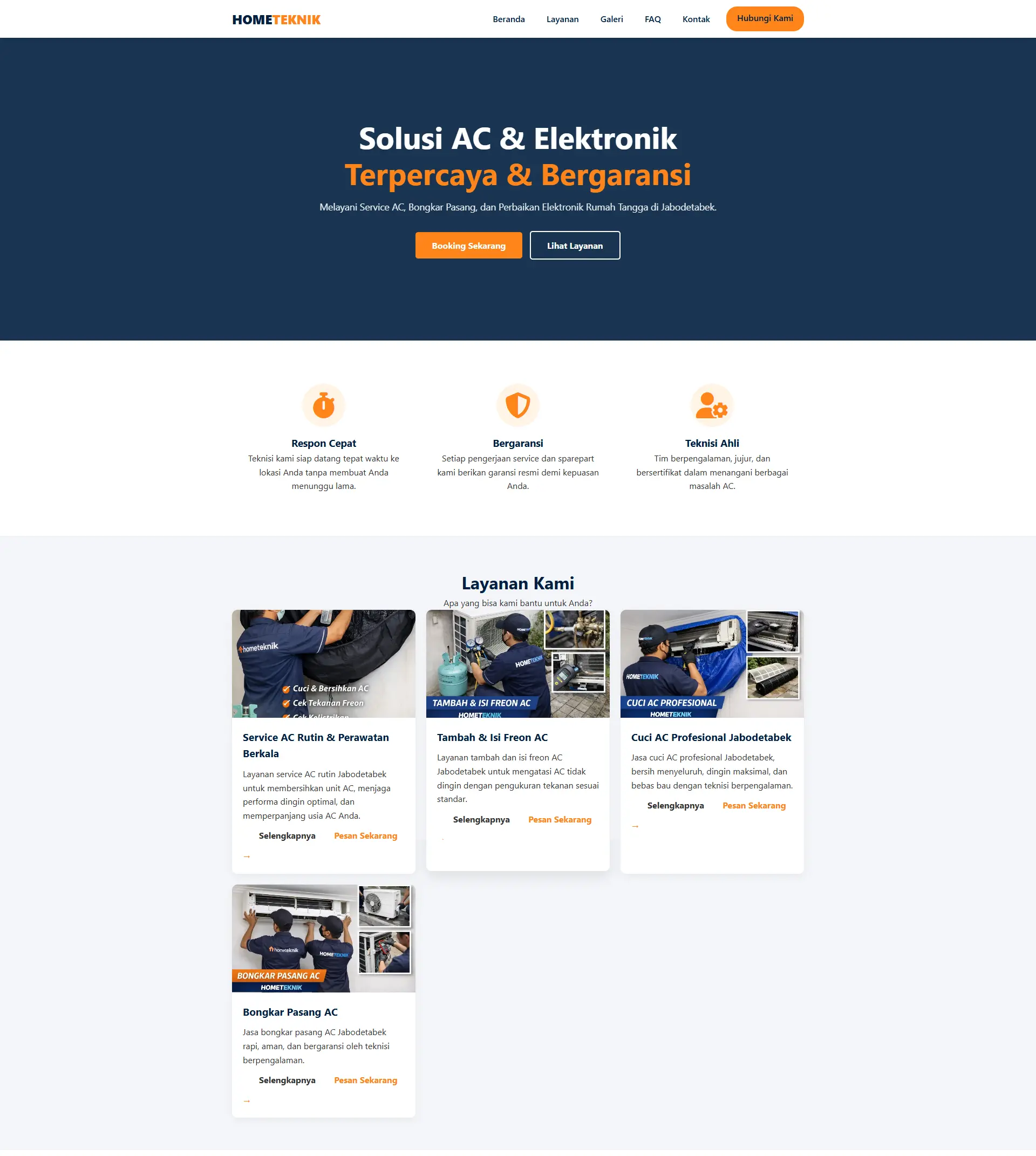 Website Home Teknik